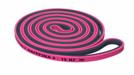 Эспандер-петля двуцветный Original FitTools 5-15 кг