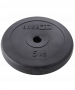 Диск пластиковый BaseFit 5 кг (26 мм, черный)