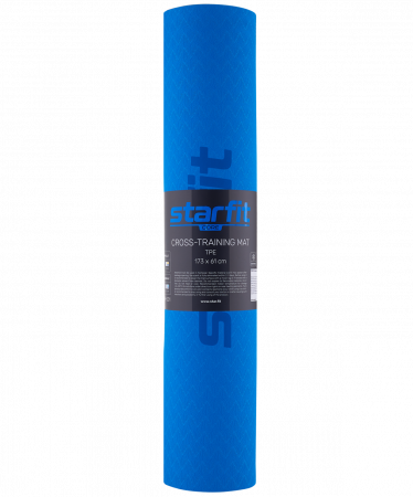 Коврик для йоги и фитнеса Starfit FM-201, TPE, 173x61 см