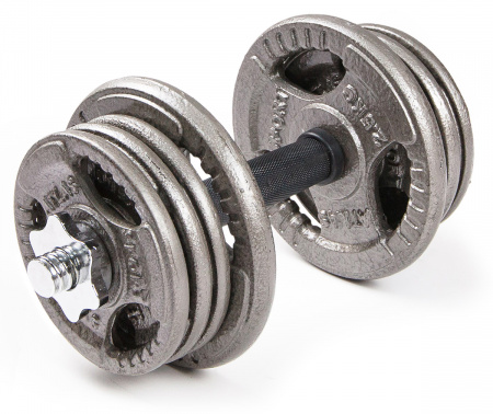 Гантели разборные металлические Atlas Sport Хаммертон 2 x 14 кг