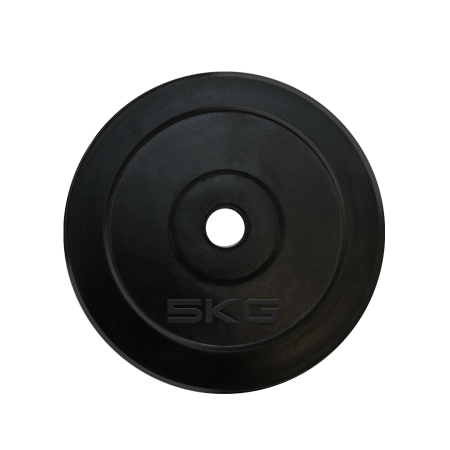 Диск обрезиненный Unix Fit 5 кг (25 мм, черный)