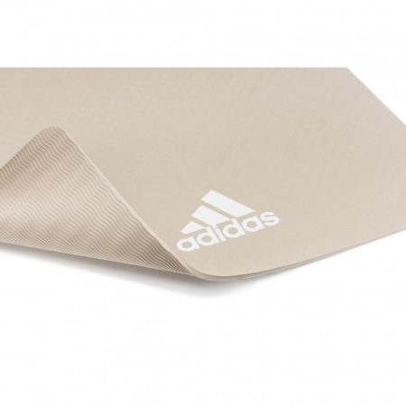 Коврик (мат) для йоги Adidas, цвет светло-серый, ADYG-10100VG