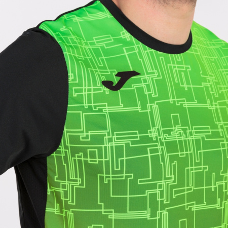 Футболка мужская Joma Elite VIII черно-зеленая