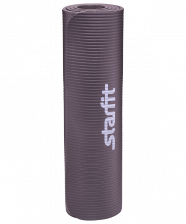 Коврик для йоги Starfit FM-301, NBR, 183x61x1,0 см, серый