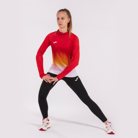 Толстовка женская Joma Elite VII красно-белая