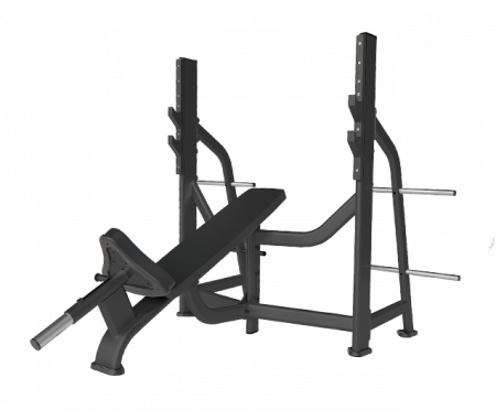 Скамья для жима с положительным наклоном Industrial E7042 Matte Black
