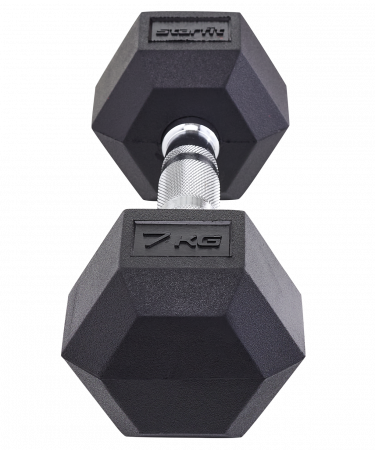 Гантель гексагональная обрезиненная Starfit DB-301 7 кг