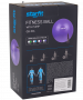 Фитбол StarFit GB-106 антивзрыв, 900 гр, с ручным насосом, зеленый, 55 см