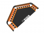 Батут спортивный UNIX Line Fitness Orange PRO