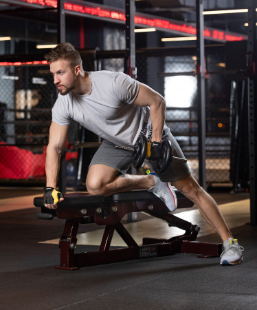 Гриф для гантели Starfit металлический (длина 450 мм, диаметр 25 мм, нагрузка до 50 кг), замок-гайка
