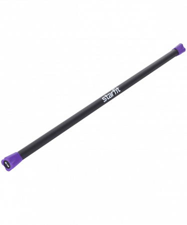 Бодибар Starfit BB-301 6 кг, неопреновый, черный/фиолетовый