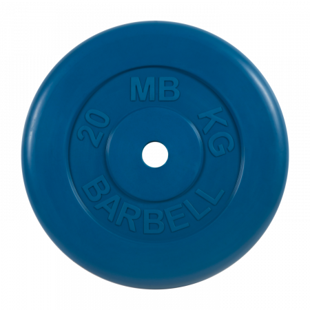 Диск обрезиненный Barbell Стандарт 20 кг (31 мм, синий)
