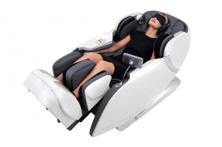 Массажное кресло премиум-класса Casada SkyLiner 2 Бело-серое