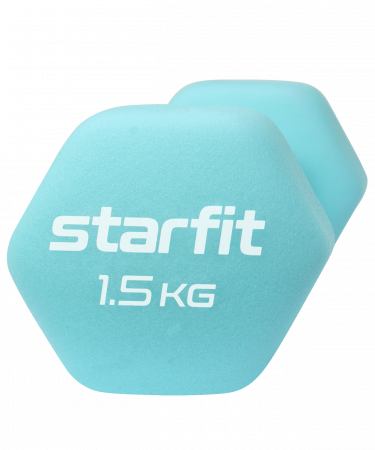 Гантель неопреновая неразборная Starfit DB-201 1,5 кг