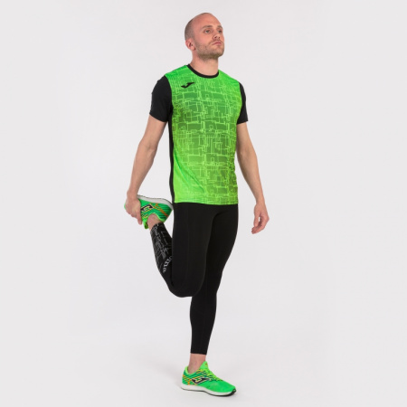 Футболка мужская Joma Elite VIII черно-зеленая