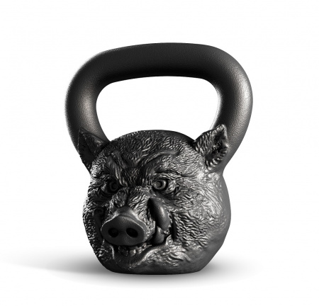 Гиря чугунная Iron Head Кабан 12 кг