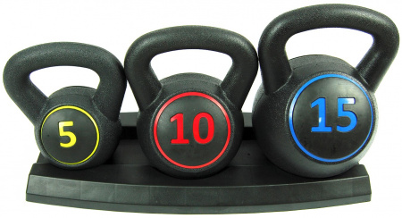 Набор композитных гирь Atlas Sport 6,76 кг - 4,6 кг - 2,35 кг