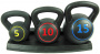 Набор композитных гирь Atlas Sport 6,76 кг - 4,6 кг - 2,35 кг