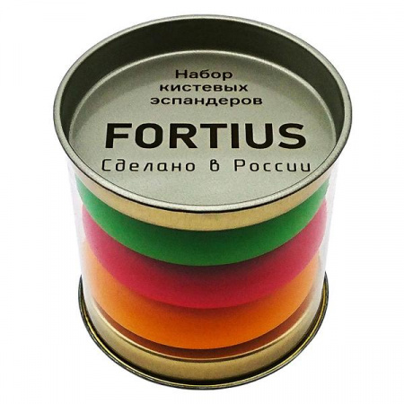 Набор кистевых эспандеров Fortius 3 шт. (20, 30, 40 кг)