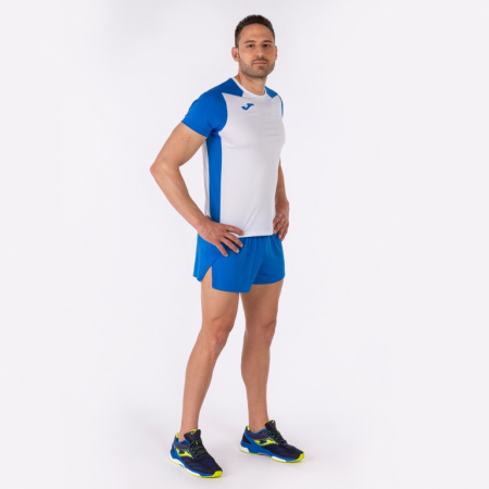Футболка мужская Joma Record II бело-синяя