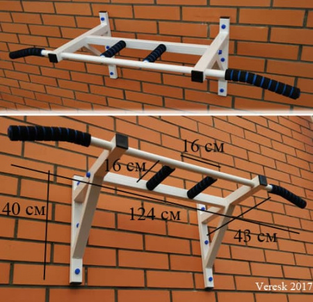Турник цельносварной настенный Veresk Power № 12