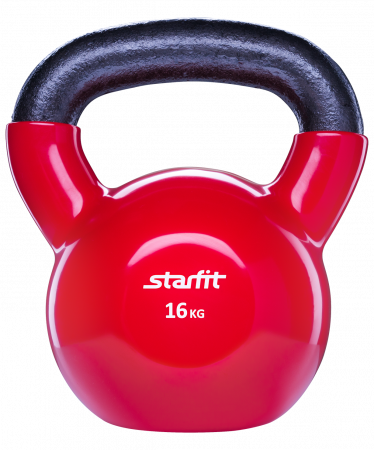Гиря чугунная Starfit DB-401 16 кг с виниловым покрытием