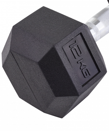 Гантель гексагональная обрезиненная Starfit DB-301 12 кг