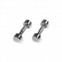 Гантель неразборная Bronze Gym 3 кг хромированная