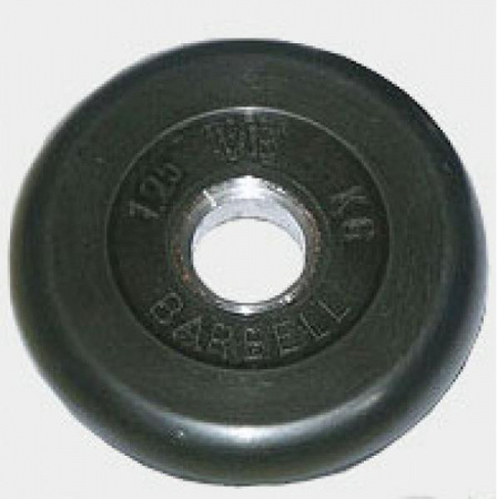 Диск обрезиненный Oxygen 1,25 кг (51 мм, черный)
