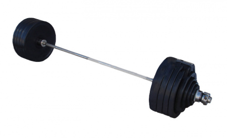 Штанга олимпийская Profigym 282,5 кг обрезиненные диски