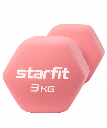 Гантель неопреновая неразборная Starfit DB-201 3 кг
