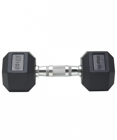 Гантель гексагональная обрезиненная Starfit DB-301 8 кг