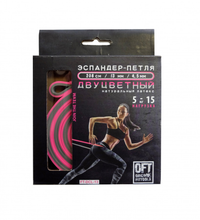 Эспандер-петля двуцветный Original FitTools 5-15 кг