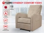 Массажное кресло реклайнер Fujimo E-Comfort Chair F3005 FEF Ваниль (Sakura 4)