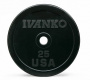 Диск бампированный Ivanko OBP 10 кг (51 мм, черный)