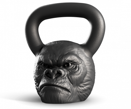 Гиря чугунная Iron Head Горилла 16 кг