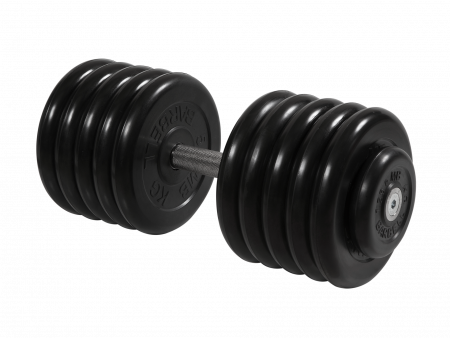 Гантель неразборная Barbell Профи 53,5 кг с вращающейся ручкой