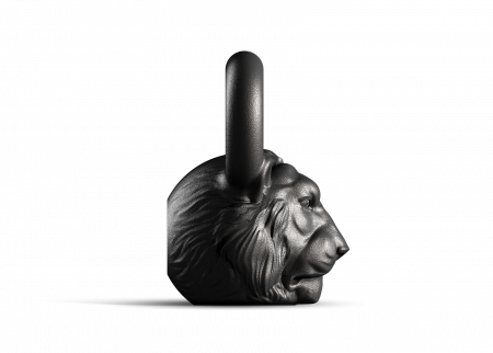 Гиря чугунная Iron Head Лев 16 кг