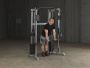 Кроссовер угловой Body Solid с двумя весовыми стеками по 72,5 кг