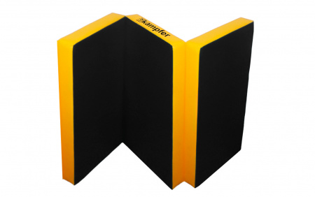 Гимнастический мат Kampfer Black Mat №6 (150 х 100 х 10) складной винилискожа