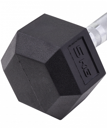 Гантель гексагональная обрезиненная Starfit DB-301 5 кг