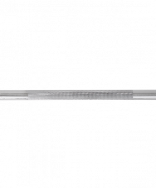 Гриф для штанги Starfit прямой хромированный (длина 1500 мм, диаметр 25 мм, нагрузка до 130 кг), замок-гайка