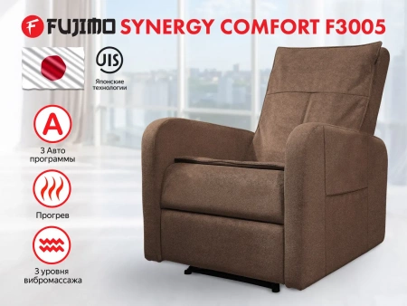 Массажное кресло реклайнер Fujimo E-Comfort Chair F3005 FEF Терра (Sakura 20)