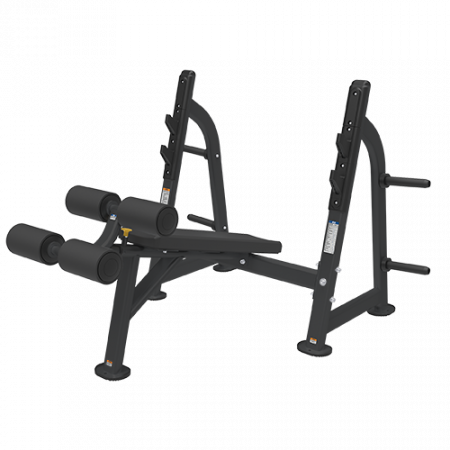 Скамья для жима с отрицательным наклоном Bronze Gym BR-1013
