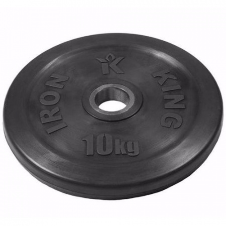 Диск евро-классик Iron King 10 кг (51 мм, черный)