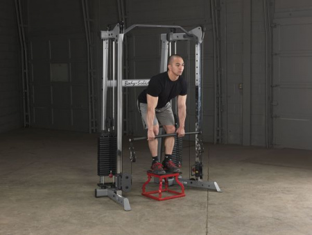 Кроссовер угловой Body Solid с двумя весовыми стеками по 72,5 кг