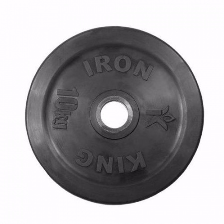 Диск евро-классик Iron King 10 кг (51 мм, черный)