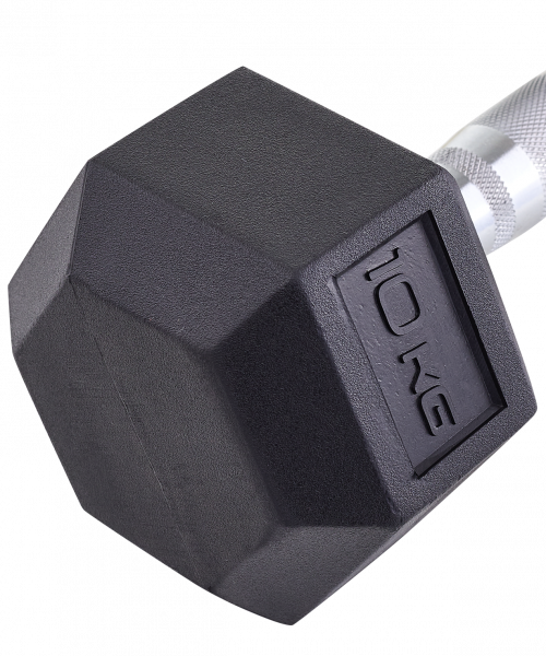 Гантель гексагональная обрезиненная Starfit DB-301 10 кг