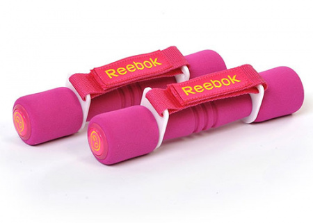 Гантели неразборные Reebok 0,5 кг с мягкими накладками