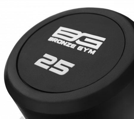 Штанга обрезиненная прямая Bronze Gym BG-PA-BB-S25 25 кг